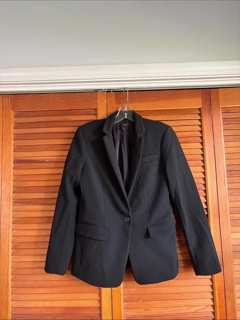 J. Crew Regent Black Single-Button Classic Career Wear Women’s Blazer  Size 2
